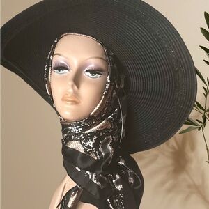 Beautiful silk like fashion scarves but made from polyester. 
70 x 70“.